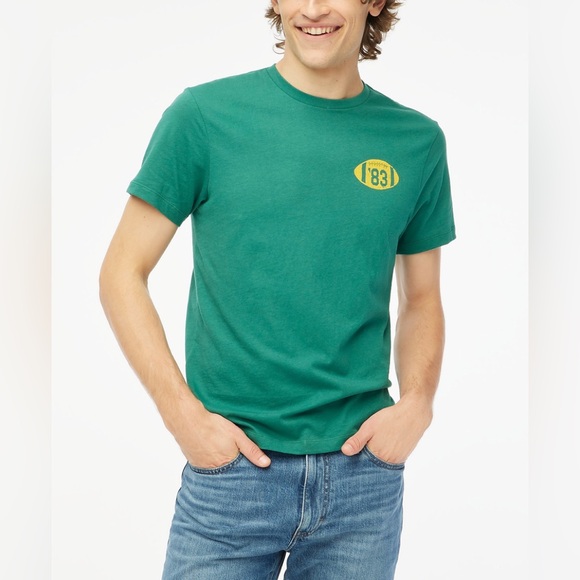 NWT J Crew '83 football graphic tee - Picture 1 of 5